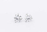 2.0cttw Lab Grown Diamond Stud Screwback Earrings 14k White Gold 1g Eb0326wcrsa