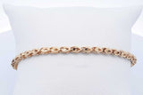 14k Yellow Gold Turkish Link Bracelet 6.2 Grams 7.5 Inch Eb0426orxde