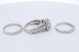 7.06cttw Diamond Wedding Set In 14k White Gold 13.5 Grams Size 7.25 Eb0326crxzdu