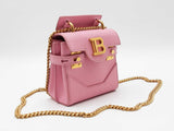 Balmai B-buzz 23 Mini Top Handle Bag In Pink Leather Fw0826ozxdu