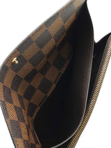 Louis Vuitton Emilie Wallet In Damier Ebene Coated Canvas Fw1025oxzdu