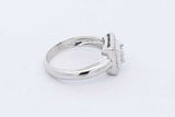 0.25ctw Princess Cut Diamond Ring In 14k White Gold 3.6 Grams Size 5 Eb0526orxdu