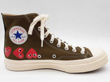 Converse X Comme Des Garcons Chuck Multi Hearts Green Shoes Us 9 M Do0825wrde