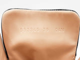 Gucci Combat Ankle Boots In Beige & Ebony Gg Monogram Wool Size 39 Fw00625ozxdu