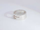Gucci Double G Silver Ring 7.2 Grams Size 10 Aa0725ezsa