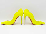 Christian Louboutin So Kate 120 Neon Fluo Yellow Pumps Size 41.5 Sd0926czdu