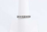 Approx. 0.7ctw Diamond Ring In 14k White Gold 3.4 Grams Size 7.25 Eb1124lrxdu