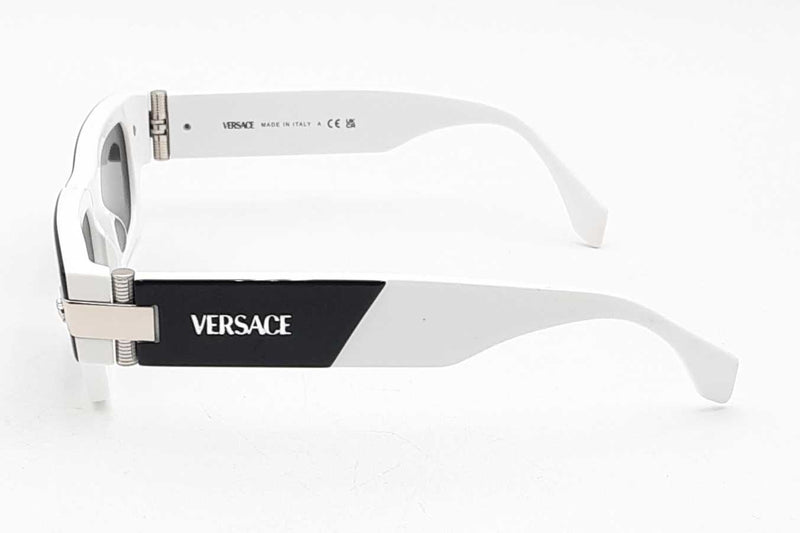 Versace Classic Top Sunglasses In Black & White Eb1224rxsa