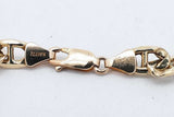 10k Yellow Gold Mariner Link Chain Necklace 14.2 Grams 19 Inch Eb0726corsa