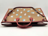 Gucci Gg Supreme Doraemon Tote Bag Brown Aa0825pxzsa