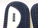 Christian Dior B57 Blue & White Leather Sneakers Size 46 Eb0926orxsa