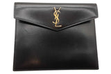 Yves Saint Laurent Black Leather Uptown Pouch Eb0626orxde