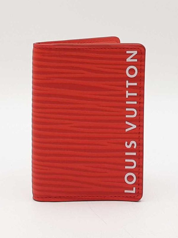 Louis Vuitton Pocket Organizer In Red Epi Xl Grained Leather Fw0725prxdu