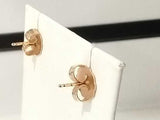 2.6 Cttw Double Stud Earring 18k Yellow Gold 3.1 Grams Mk0726wzxmia