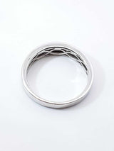 0.77 Cttw Diamond & 14k White Gold Channel-set Wedding Ring 3.9 Grams Size 8.75 Fw0726crxdu