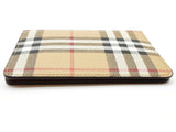 Burberry Tan Check Coated Canvas Passport Holder Do1125lorde