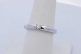 0.06ctw Diamond Ring In 14k White Gold 4.9 Grams Size 7.25 Eb0126ocrde