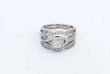 Approx. 2.68ctw Diamond Ring In 14k White Gold 6.3 Grams Size 4.5 Eb0924wxzdu