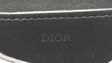 Christian Dior Oblique Black Leather Vertical Pouch Fw1124rxzdu