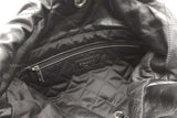 Chanel 22 Quilted Black Leather Hobo Shoulder Bag Eb1026olxzsa