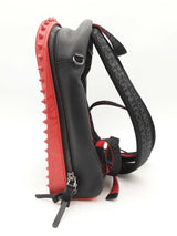 Christian Louboutin Calfskin Nylon Backparis Spiked Backpack Sd0625czxsa