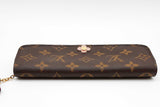 Louis Vuitton Monogram Bloom Flower Emilie Wallet Eb0726lrxde
