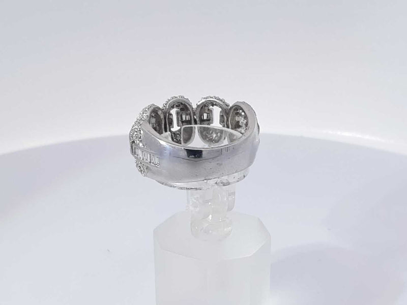 0.70 Cttw Diamond 18k White Gold 7.8 Grams Ring Size 7 Aa1025wzxsa