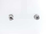 1.5 Ctw Diamond Double Stud Earrings 14k White Gold Sd0925lrzxsa