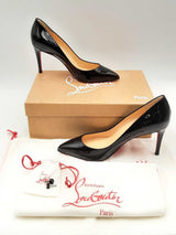 Christian Louboutin Pigalle Black Patent Leather Pumps Size 37 Eb1224lrxsa