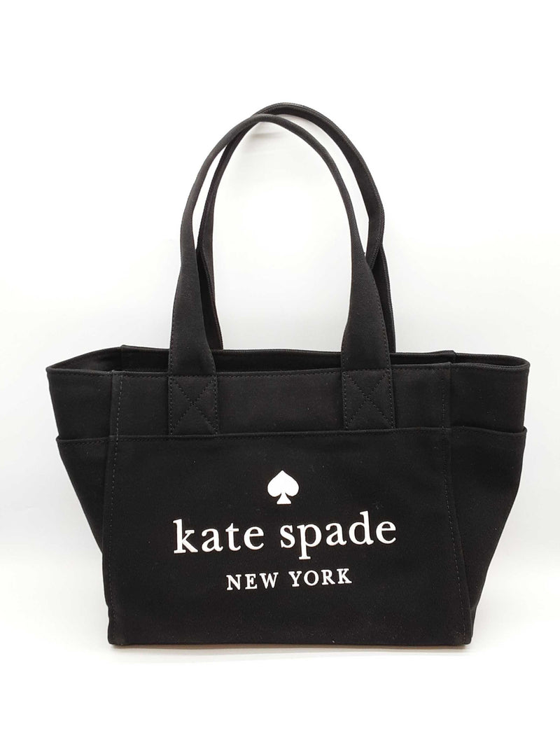 Kate Spade New York Jett Black Canvas Tote Bag Sd1125wrde
