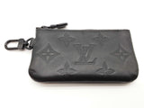 Louis Vuitton Black Empriente Monogram Embossed Leather Coin Pouch Do0726lxzde
