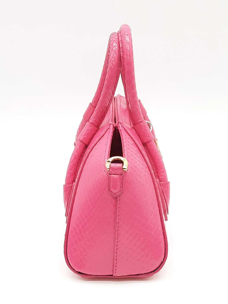 Givenchy Pink Snake Skin Mini Antigona Handbag Sd0825rzxde