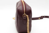 Burberry Bordeaux Quilted Leather Crossbody Bag Eb0826wrxde