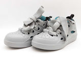 Lanvin Curb Color-block Rubber Pearl Grey Sneakers Size 12 Sd0925lrzde