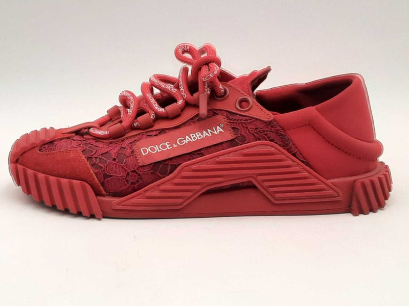Dolce & Gabbana Ns1 Low Top Womens Sneakers Red Size 38.5 Aa1025lzxsa