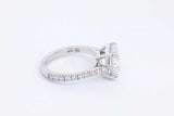 3.92cttw Diamond Ring In Platinum 5.2 Grams Size 4.5 Eb0126lrxxzdu