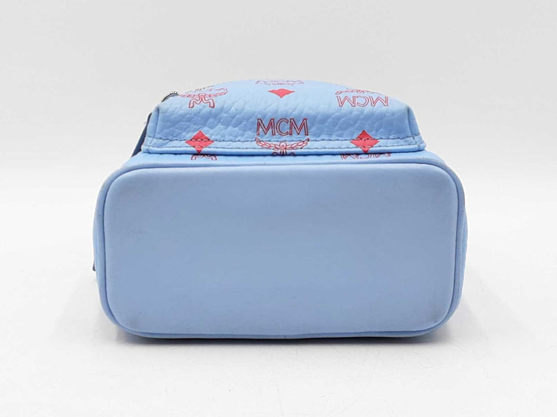 Mcm Visetos Mini Stark Bebe Boo Visetos Coated Canvas Backpack Fw1025orzdu