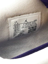 Nike Air Jordan 4 Retro "Metallic Purple" Sneakers Size 11.5 Fw0126wxzdu