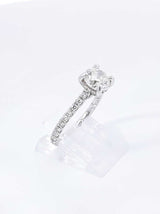 A. Jaffe 2.02 Cttw Diamond & 14k White Gold Ring 3.2 Grams Size 5.75 Fwworxdu
