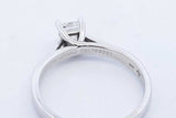 0.5ctw Princess Cut Diamond Ring 14k White Gold 3.7 Grams Size 8.75 Eb0725pxzde