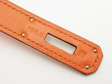 Hermes Birkin 35 Orange Swift Palladium Hardware Handbag Do0725irxzde