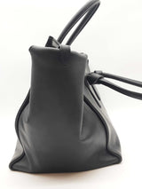 Celine Tie Knot Black Leather Tote Bag Eb1025wxzde