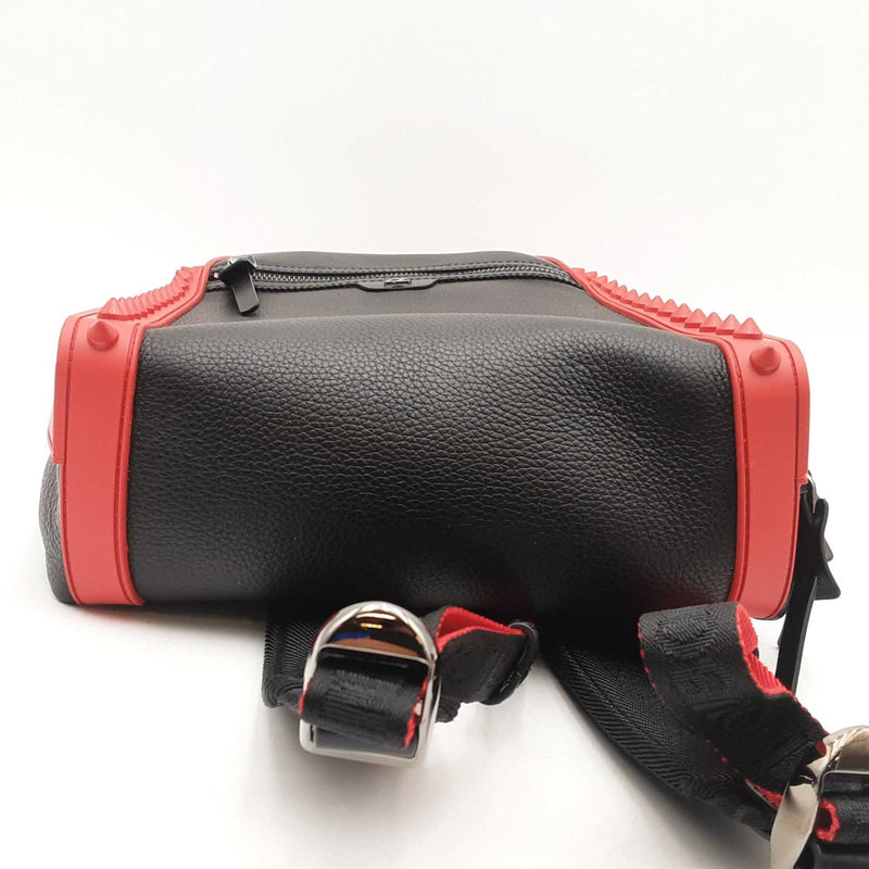 Christian Louboutin Calfskin Nylon Backparis Spiked Backpack Sd0625czxsa