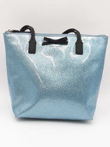 Kate Spade Mavis Street Jeralyn Glitter Lakesedge Blue Shoulder Bag Eb1225wxdu