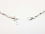 6.1 Cttw Diamond & 18k White Gold Collar Necklace 16.8 Gram 18 Inch Fw0826opxzdu