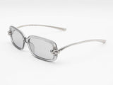 Bottega Veneta  Knot Sunglasses In Transparent Acetate & Grey Lenses Fw0826lxzdu