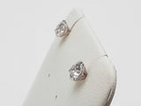 0.98 Cttw Lab Grown Diamonds 14k White Gold 0.7g Stud Earrings Do0726orxde