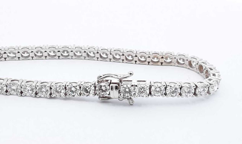 14k White Gold Lab Grown Diamond Tennis Bracelet 7 Inch Ebwxxzdu 144030003173