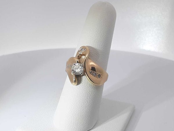 .58ctw Diamonds 14k Yellow Gold 6.7 Grams Ring Size 7 Sd0825rzxsa