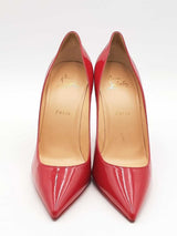 Christian Louboutin Red Patent Leather Kate Pumps Size 39 Eb0426oxzsa